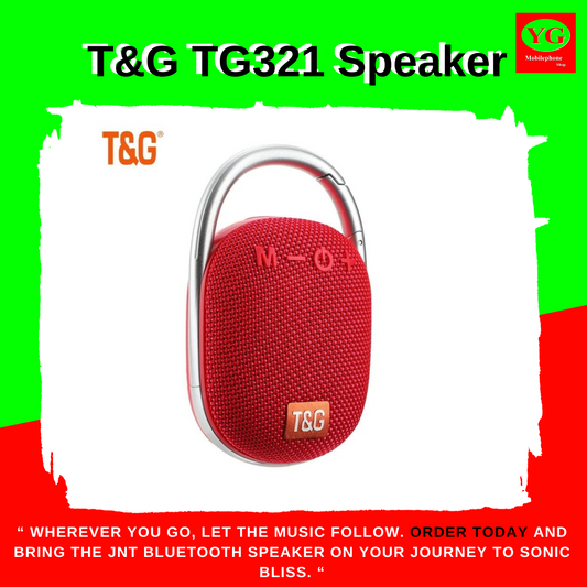 T&G TG321 New Portable Wireless Bluetooth Speaker with LED Light, Stereo Subwoofer Bass, Waterproof, TF Card Support