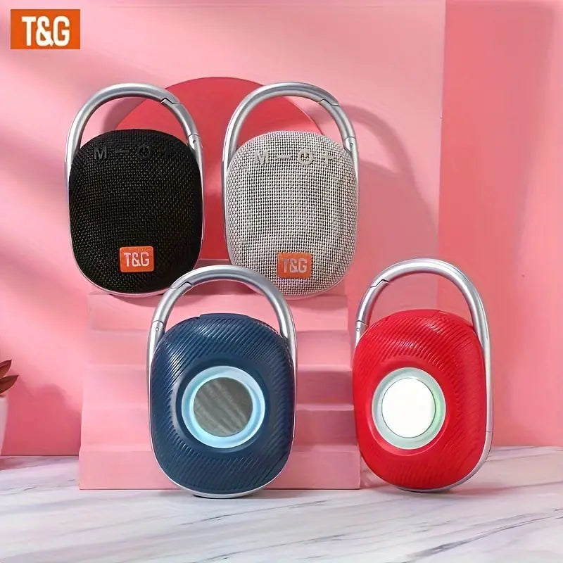 T&G TG321 New Portable Wireless Bluetooth Speaker with LED Light, Stereo Subwoofer Bass, Waterproof, TF Card Support